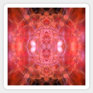 Fiery jewels fractal beauty Sticker